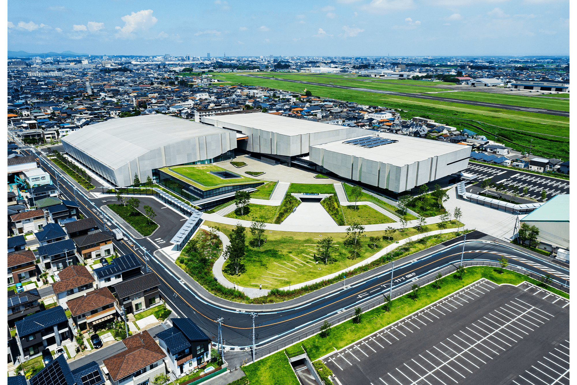 公園中央エリアとゆるやかにつながる東エリア全景