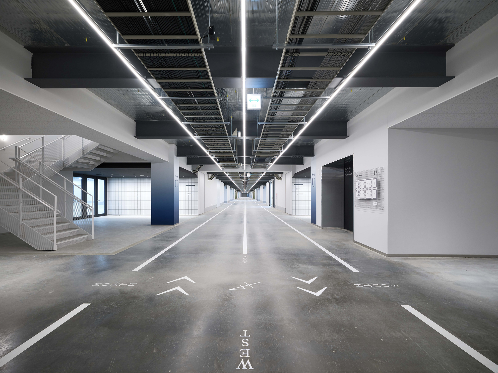 「工場棟」東西スパイン